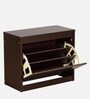 Kairi Tilt Out Shoe Rack in Columbia Walnut Finish
