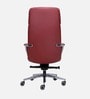 Kairo Leatherette High Back  Red Colour Office Chair In Matte Finish