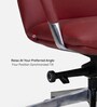 Kairo Leatherette High Back  Red Colour Office Chair In Matte Finish