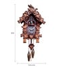 Kairos Korean Wood 16 x 6 x 22 Inch Traditional Musical Quartz Cuckoo Clock