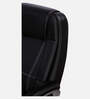 Kairy High Back Leatherette Executive Chair in Black Colour with Adjustable Height and Padded Armrest