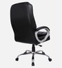 Kairy High Back Leatherette Executive Chair in Black Colour with Adjustable Height and Padded Armrest
