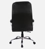 Kairy High Back Leatherette Executive Chair in Black Colour with Adjustable Height and Padded Armrest