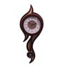 Brown Solid Wood Edge Pendulum Clock