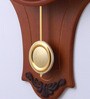 Kaiser Brown Wood 11.2 x 2.3 x 22 Inch Wall Clock