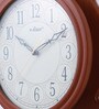 Kaiser Brown Wood 11.2 x 2.3 x 22 Inch Wall Clock