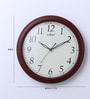 Brown Wood Wall Clock