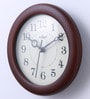 Brown Solid Wood Cola Modern Wall Clock