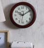 Brown Solid Wood Cola Modern Wall Clock