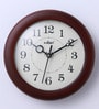 Brown Solid Wood Cola Modern Wall Clock