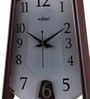 Brown Solid Wood Analog Wall Clock