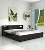 Kaito King Size Bed with Box & Headboard Storage in Wenge Finish