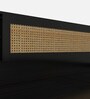 Kaito Queen Size Bed with Box Storage & Headboard Storage in Wenge Finish