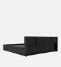 Kaito Queen Size Bed with Box Storage & Headboard Storage in Wenge Finish