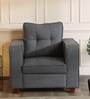 Kaiyo 1 Seater Sofa in Ash Grey Colour