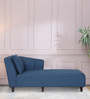 Kaj LHS Chaise Lounger in Blue Colour