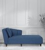 Kaj LHS Chaise Lounger in Blue Colour