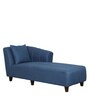 Kaj LHS Chaise Lounger in Blue Colour