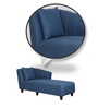Kaj LHS Chaise Lounger in Blue Colour