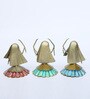 Kal Baliya Set Of 3 Multicolour Iron Figurines