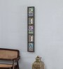 Kal Baliya Virtical Multicolour Iron Wall Art