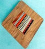 Kala Acacia Wood Riser with Ceramic & Metal Feet