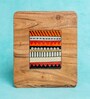 Kala Acacia Wood Riser with Ceramic & Metal Feet