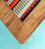 Kala Acacia Wood Riser with Ceramic & Metal Feet