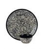 Kalamkari Black & White 4 Pcs Ceramic Dinner Set
