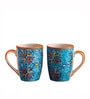 Kalamkari Charm Coffee Mug Set of 2 (275 ML Each) Microwave Safe Coffee Mugs