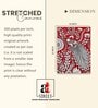 Kalamkari Peacock Stretched Canvas Painting