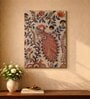 Kalamkari Peacock Tree Stretched Canvas Painting