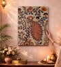 Kalamkari Peacock Tree Stretched Canvas Painting