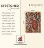 Kalamkari Peacock Tree Stretched Canvas Painting