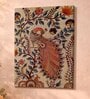 Kalamkari Peacock Tree Stretched Canvas Painting