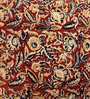 Red Traditional Cotton 16 x 16 Inches Cushion Cover