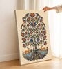 Kalamkari Tree Stretched Canvas Painting