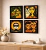 Kalighat Folk Myth Set of 4 Framed Posters