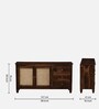 Kalki Sheesham Wood Sideboard in  Provincial teak Finish