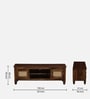 Kalki Sheesham Wood TV Console In Provincial Teak Finish For TVs Up To 55"