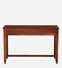 Kalki Sheesham Wood Writing Table In Scratch Resistant Honey Oak & Natural Cane Finish