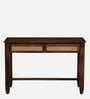 Kalki Sheesham Wood Writing Table In  Provincial Teak & Natural Cane Finish