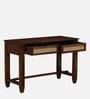 Kalki Sheesham Wood Writing Table In  Provincial Teak & Natural Cane Finish