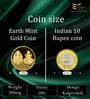 Kalpvriksh 24KT (999) Lightweight Gold Coin 0.3g