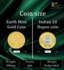 Kalpvriksh 24KT (999) Lightweight Gold Coin 0.5g