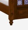 Kamchini Sheesham Wood King Size Poster Bed in Scratch Resistant Provincial Teak Finish