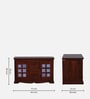 Kamchini Sheesham Wood Sideboard In Honey Oak Finish