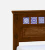 Kamchini Sheesham Wood Single Bed In Scratch Resistant Provincial Teak Finish