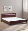 Kamchini Sheesham Wood King Size Bed In Scratch Resistant Honey Oak Finish
