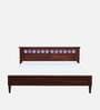 Kamchini Sheesham Wood King Size Bed In Scratch Resistant Honey Oak Finish